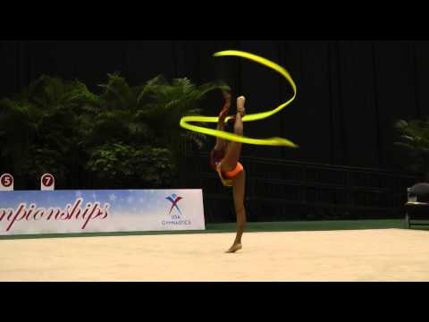 Nastasya Generalova - Ribbon - All Around Final - 2013 U.S. Rhythmic Championships