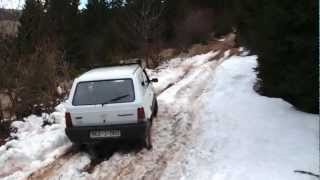 preview picture of video 'Fiat Panda 4x4 on-Bosnian-roading at Crepoljsko, near Sarajevo city (scene 1 of 3)'