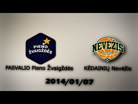Pasvalio „Pieno Žvaigždės" - Kėdainių „Nevėžis" (2014 01 07)