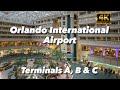 Orlando International Airport MCO Terminals A B C Orlando Florida Walkthrough