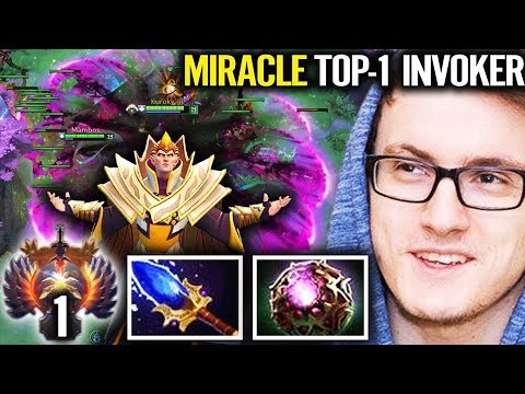 Miracle TOP 1 Invoker One Man Show - Dota 2 BEST Invoker In The World