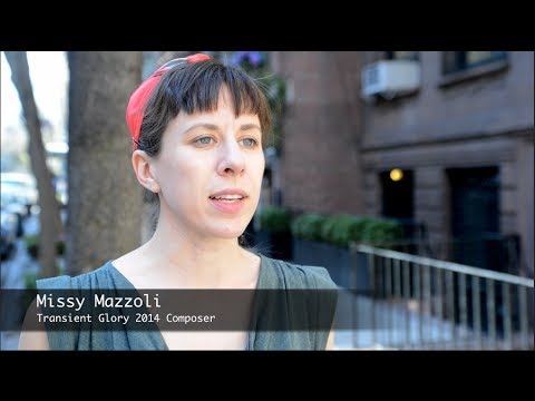 Transient Glory 2014: Meet the Composer