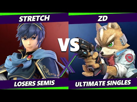 S@X 447 Losers Semis - Stretch (Lucina) Vs. ZD (Fox) Smash Ultimate - SSBU