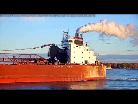 Mesabi Miner through Marine City, MI