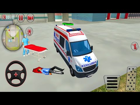 Ambulance Robot Car Transform Emergency Robot City Rescue Simulator - Android Games DCXS
