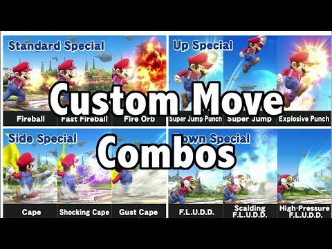 SSB4 Some Custom Move Combos