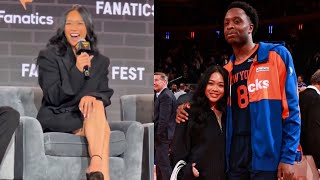 A Knicks fan yelled “OG” at Suni Lee and she reacted with “outta pocket” 😂