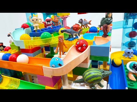 Epic LEGO DUPLO Marble Run Mania: Italian Brainrot Chaos 🤯 Ballerino vs Cappuccino!