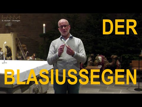 Diakon Brings erklärt den Blasiussegen