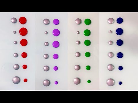 How To Make 5 Different Shades Of Colors2!!! N.3｜MIxing Color｜Relaxing｜Art ｜Paint Mixing｜ASMR Art