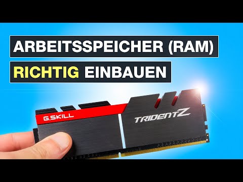 Arbeitsspeicher RICHTIG einbauen (Dual Channel) - RAM Speicher einfach installieren - Testventure