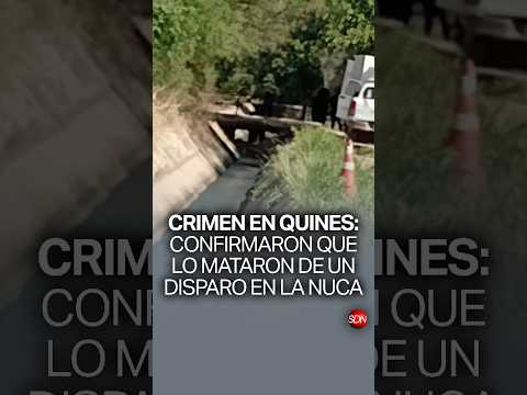 Crimen en Quines: confirmaron que lo mataron de un disparo en la nuca
