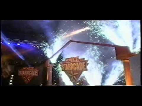 Point and Laugh as the WCW Starrcade Logo Almost Blows Of Its Hooks