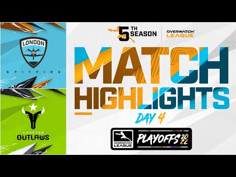 @Spitfire vs Houston @OutlawsOW | Playoffs Highlights | Day 4