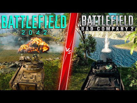 Battlefield 2042 Valparaiso vs Bad Company 2 - Direct Comparison! Attention to Detail & Graphics!