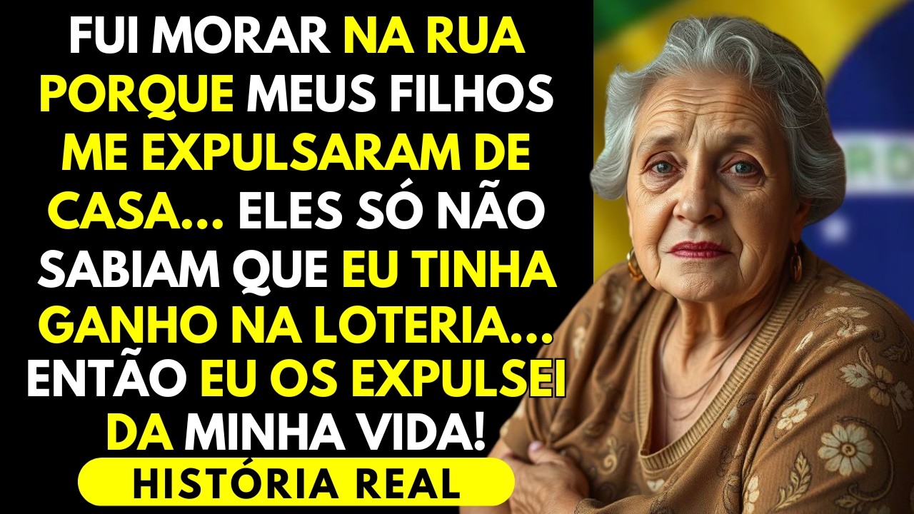 HISTÓRIA REAL 💔 MEUS FILHOS ME EXPULSARAM DE CASA… MAS GANHEI NA LOTERIA E MUDEI TUDO