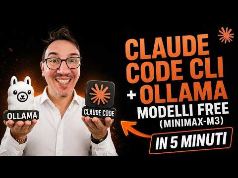 Claude Code Cli + Ollama Modelli Free (minimax-m3) in 5 Minuti!!!!