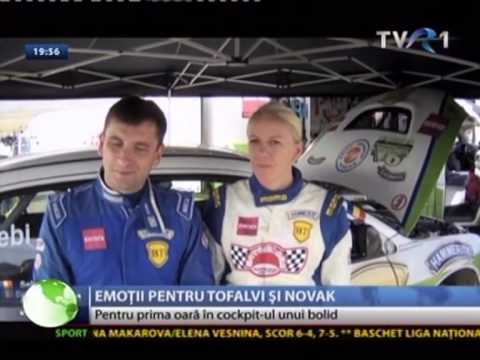 Eva Tofalvi si Carol Novak la Raliul Harghitei