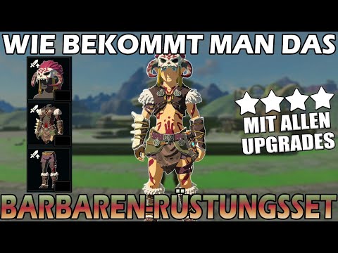 *NEW* How to get the Barbarian armor set with maximum upgrades! ► Zelda Breath of the Wild