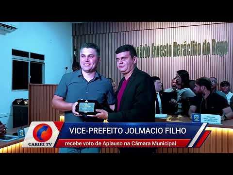 Vice-prefeito Jolmácio Filho agradece homenagem na Câmara e projeta ações em Caturité