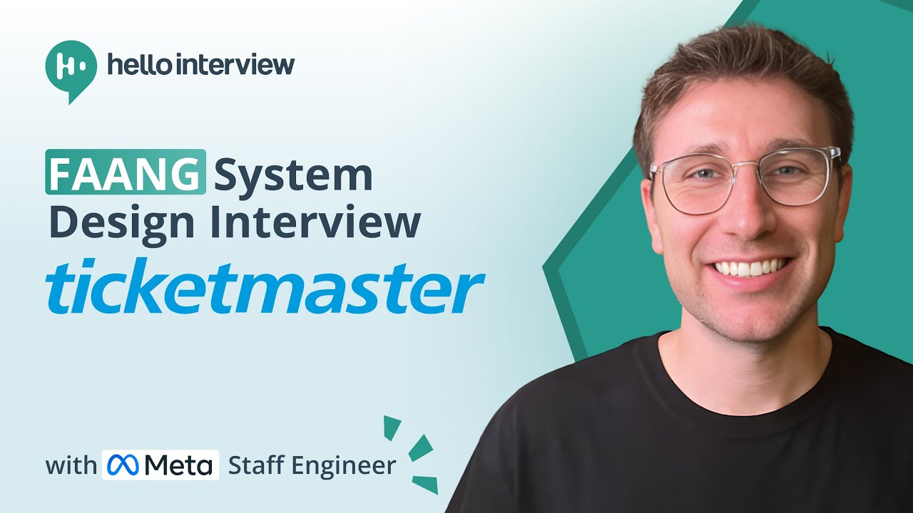 System Design Interview: Design Ticketmaster w/ a Ex-Meta Staff Engineer