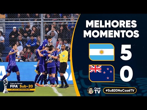 Gols e lances de Nova Zelândia x Argentina