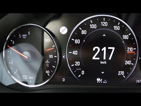 Opel Insignia Sports Tourer 2.0 Diesel 170 PS AT8 - 0-100 km/h 0-60 mph Tachovideo Beschleunigung