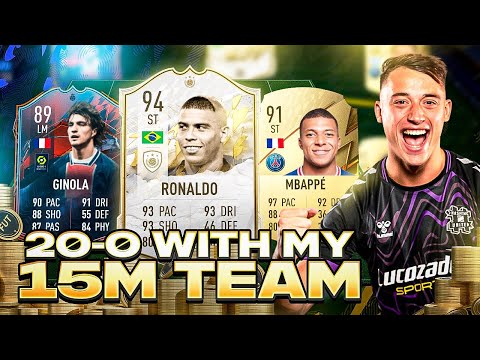 20-0 On FUT CHAMPS w/MY 15 MILLION COIN GOD SQUAD!! - FIFA 22 WEEKEND LEAGUE HIGHLIGHTS!