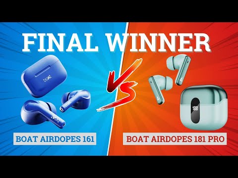 boAt Airdopes 161 vs Boat airdopes 181 Pro 🔥 Which One’s Worth It?"