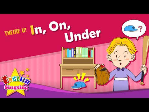 Prepositions of place- in on under