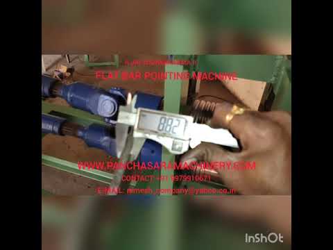 Flat Bar Pointing Machine