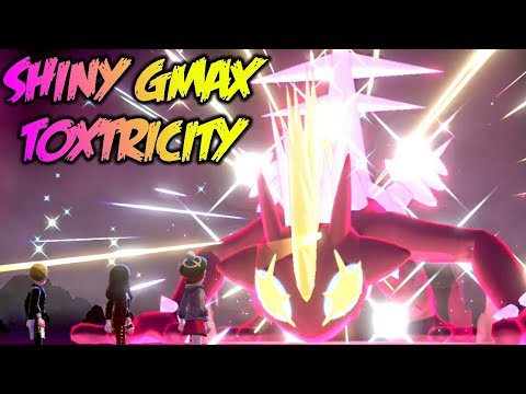 SHINY GMAX TOXTRICITY!! Pokemon Sword and Shield