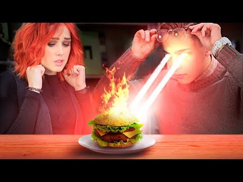Обычная еда против еды для супергероев – 7 идей / Челлендж!