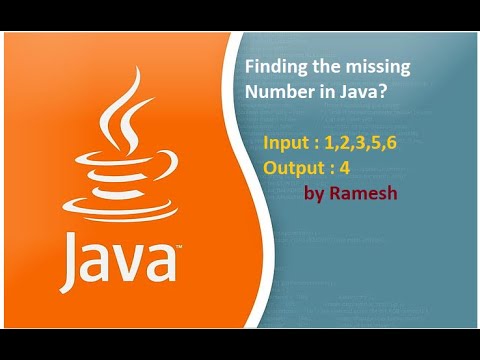 JAVA FAQ # 96 || Finding Missing Number in Java?