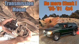 '96 Explorer Transmission mount replacement, ('95-01, 2nd gen) Fix Clunk noise going into gear