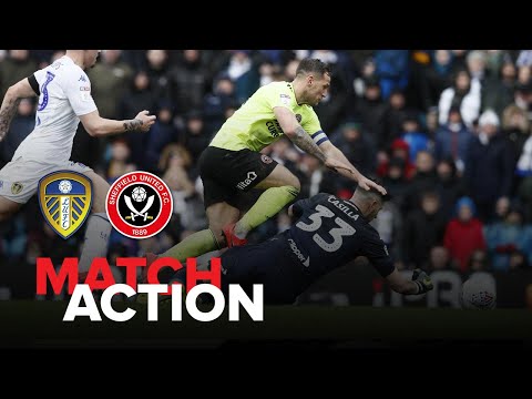 Leeds 0-1 Blades - match action