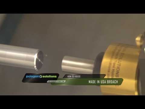 Made in USA Rotary Broach Tool Demo