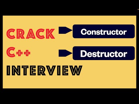 Cpp003 C Interview Part3 Constructor Destructor Copy Constructor Overloading Cpp Oop