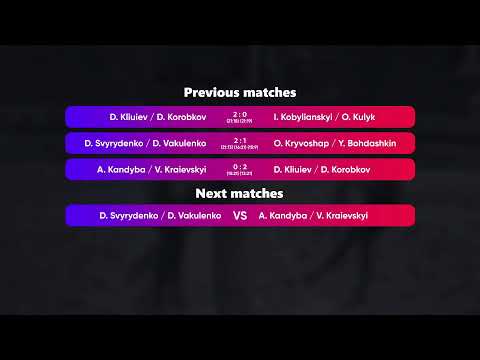 20:25 I. Kobylianskyi / O. Kulyk - O. Kryvoshap / Y. Bohdashkin 12.02.2023 |Winners Beach Volleyball