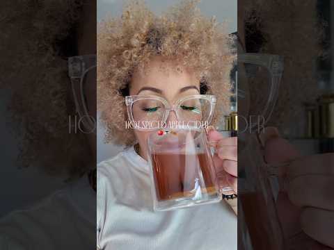 Hot Spiced Apple Cider🍎☕ Cozy season in a mug! #FallRecipes #CozyDrinks #spicedcider #hotapplecider