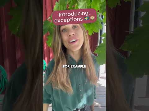 Swedish en and ett (Exceptions!)