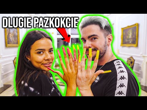 CAŁY DZIEŃ W DŁUGICH PAZNOKCIACH!