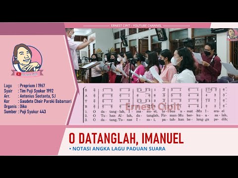 Lagu Minggu Advent dari Puji Syukur O Datanglah Imanuel | Puji Syukur 443