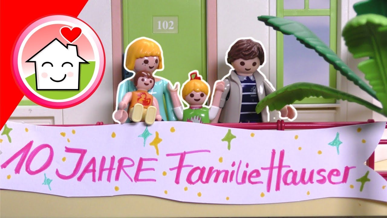 Playmobil Familie Hauser in den Ferien NEU - 10 Jahres Special