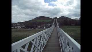 Chain Bridge in Melrose (Student Tours Scotland STS 229)