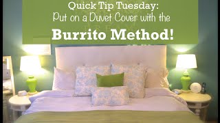 Duvet Cover Trick - The Burrito Method