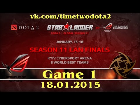 ASUS.Polar vs NiP #1 (bo3) (Ru) | SLTV Star Series Season XI Finals(Dota 2 60fps)