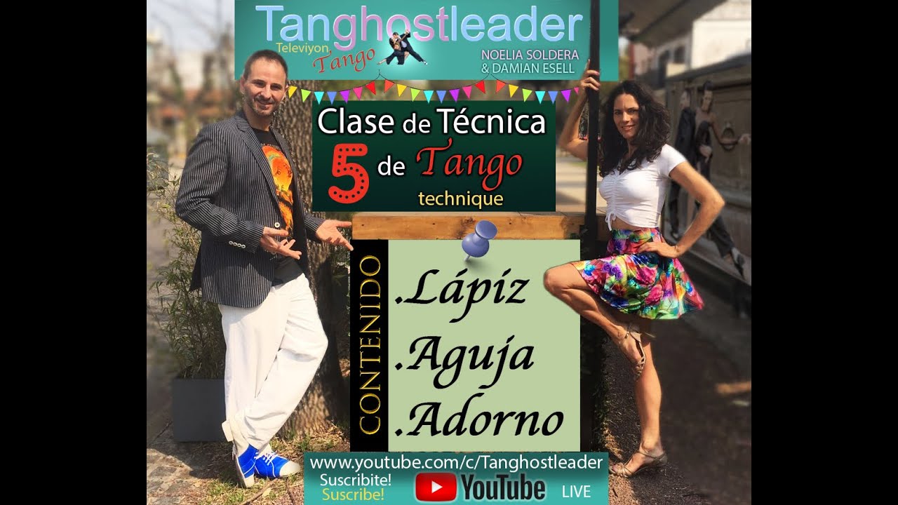 Lápiz - Aguja - Adorno, Técnica de Tango, Emisión 5 x  Damián Esell & Noelia Soldera