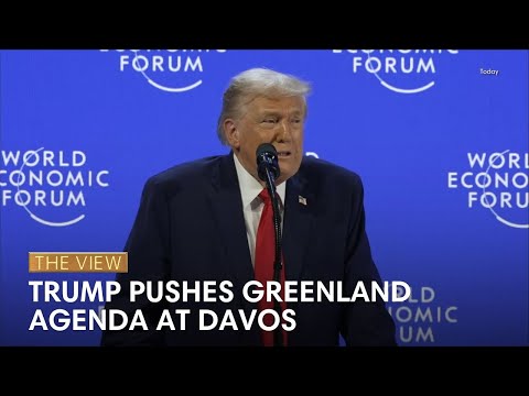 Trump Pushes Greenland Agenda at Davos | The View