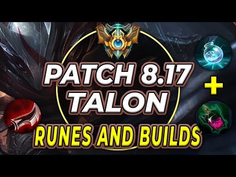NEW TALON RUNES! 8.17 Talon Runes, Builds, and Patch Notes Review
